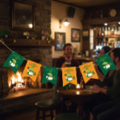 St. Patrick's Day Groene en Oranje Bunting Banner