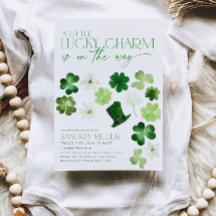 St. Patricks Day Groene Klaver Baby Borrel