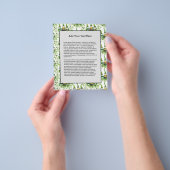 St. Patrick's Day Groene Klavers Oude Kabouter Flyer (Hand)