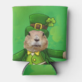 St. Patrick's Day Groundhog Party Animal Blikjeskoeler (Voorkant)