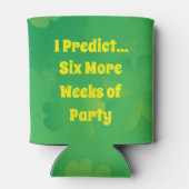 St. Patrick's Day Groundhog Party Animal Blikjeskoeler (Achterkant)