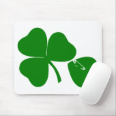 St Patrick's Day - haal Lucky 3 + 1 bladeren = 4 Muismat (Met muis)