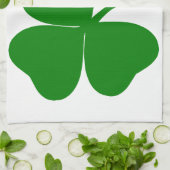 St Patrick's Day - haal Lucky 3 + 1 bladeren = 4 Theedoek (Gevouwen)