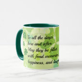St. Patrick's Day Happiness & Laughter Coffee Mok (Voorkant links)