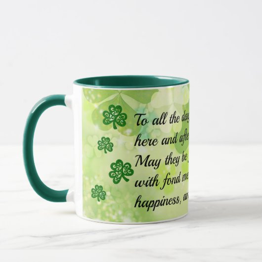 St. Patrick's Day Happiness & Laughter Coffee Mug (Gauche)