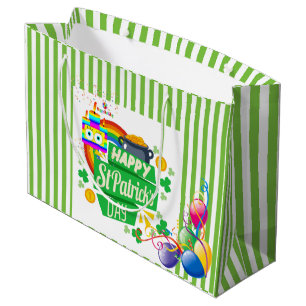 St. Patrick's Day Happy Birthday Gift Bag Groot Cadeauzakje
