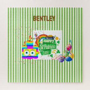 St. Patrick's Day Happy Birthday Jigsaw Puzzel