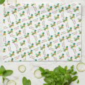 St. Patrick's Day Happy Birthday Keuken Handdoek (Gevouwen)