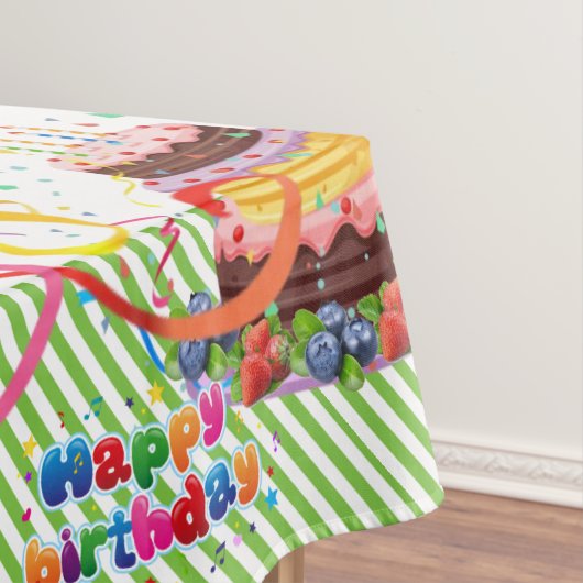 St. Patrick's Day Happy Birthday Tafelkleed (Voorbeeld)