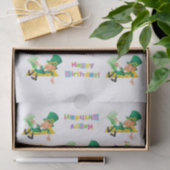 St. Patrick's Day Happy Birthday Tissue Papier (Geschenk)