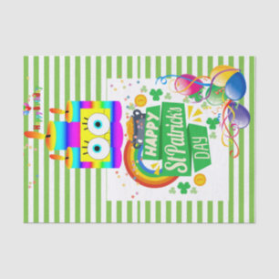 St. Patrick's Day Happy Birthday Tissue Papier