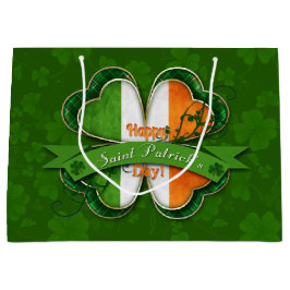 St. Patrick's Day - Happy St. Patrick's Day Large Cadeauzakje
