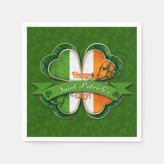 St. Patrick's Day - Happy St. Patrick's Day Servet (Voorkant)