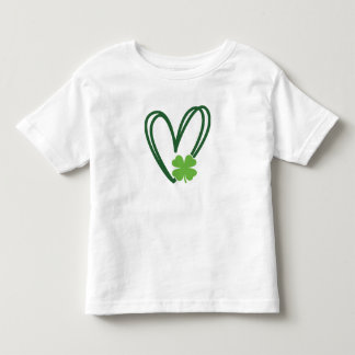 St. Patrick's Day hart ontwerp T-shirt