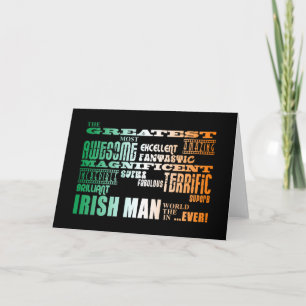 St Patrick's Day: het grootste Ierse Man ter werel Kaart