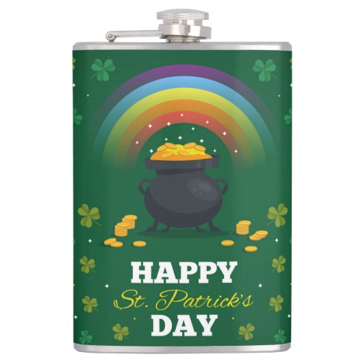 St. Patrick's Day Heupfles (Voorkant)