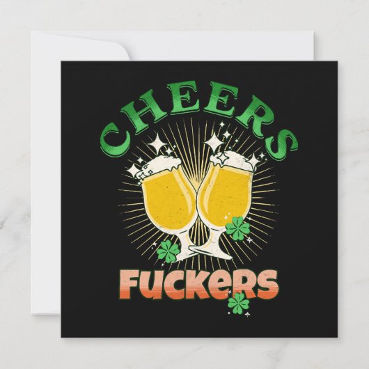 St. Patrick's Day Iers drinken (Voorkant)
