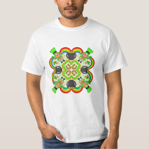 St Patrick's Day   Iers geïnspireerd Mandala T-shirt