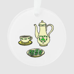 St. Patrick's Day Iers Theeset Ornament