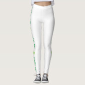 St. Patrick's Day Ierse groene klaver Leggings (Voorkant)
