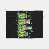 St. Patrick's Day Ierse Inmaakpot Inmaak Liefhebbe Fleece Deken (Voorkant (Horizontaal))