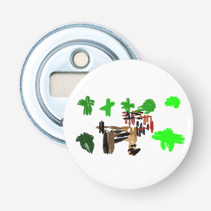 St Patrick's day Ierse Terrier Button Flesopener