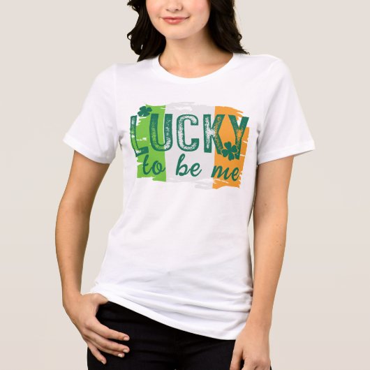 St. Patrick's Day Ierse vlag T-shirt (Voorkant)