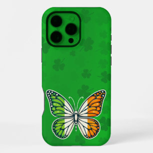 St. Patrick's Day Ierse vlinder iPhone 16 Pro Max Hoesje