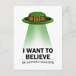 St. Patrick's Day, ik wil het geloven Briefkaart