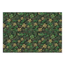 St. Patricks Day Inpakpapier Plat Vel Set van 3