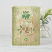 St.Patricks Day - Invitation de fête (Debout devant)