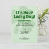 St. Patricks Day - Invitation du jour chanceux (Debout devant)