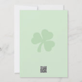 St. Patricks Day - Invitation du jour chanceux (Dos)