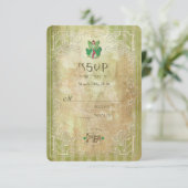 St.Patricks Day - Invitation du parti RSVP (Debout devant)