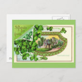 St. Patrick's Day  Ireland Castle Briefkaart (Voorkant / Achterkant)