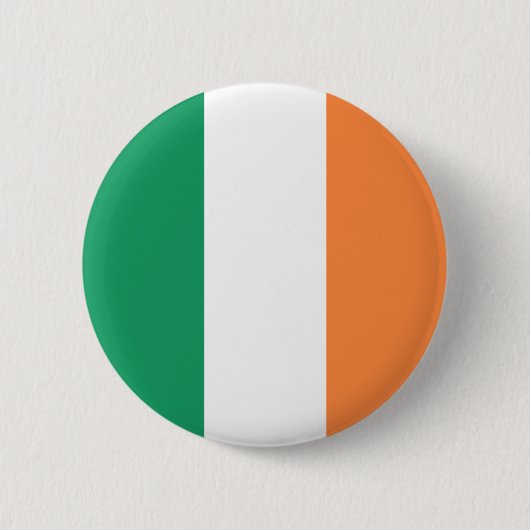 St Patrick's Day Ireland flag Badge Ronde Button 5,7 Cm (Voorkant)