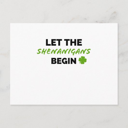 St. Patrick's Day Ireland Irishman Funny Briefkaart (Voorkant)