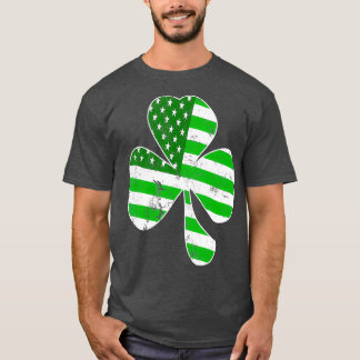 St. Patricks Day Irish American Shamrock Mannen T-shirt