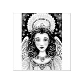 ST. PATRICK'S DAY IRISH ANGEL RUBBER STEMPEL (Afrduk)