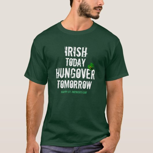 St Patrick's Day Irish avec T-shirt Casquette Lepr (Devant)