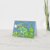 St. Patricks Day IRISH BABY DRAGON NOTE KAART Blan (Voorkant)