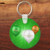 St. Patrick's Day Irish Balloons - Sleutelhanger (Voorkant)