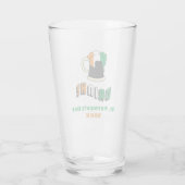 St Patricks Day Irish Beer Cute Funny Pint Glas (Achterkant)