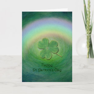 St. Patrick's Day - Irish Blessing - Clover Kaart