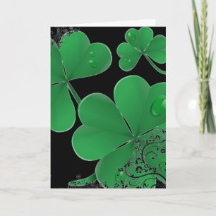 St. Patrick's Day Irish Blessing Wenskaart Kaart