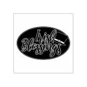 St Patrick's Day Irish Blessings Rubberstempel (Afrduk)