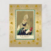 St. Patrick's Day Irish Briefkaart w Shamrocks (Voorkant)