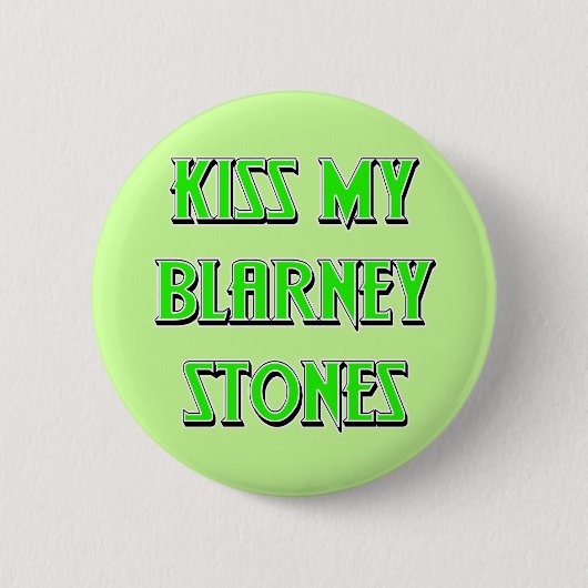 St. Patrick's Day Irish Buttonnen Ronde Button 5,7 Cm (Voorkant)