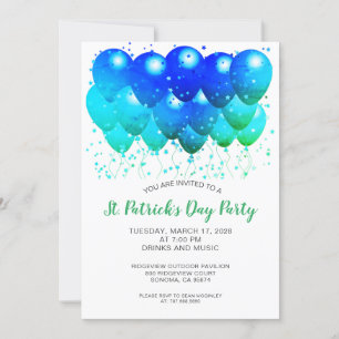 St. Patrick's Day Irish Celebration Party Kaart