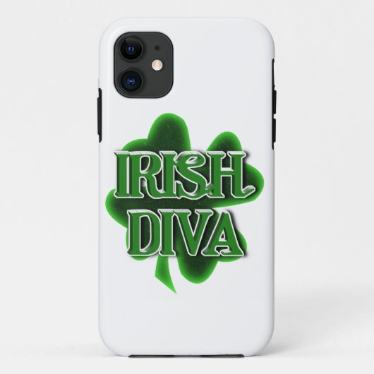 St. Patrick's Day Irish Diva Case-Mate iPhone Case (Achterkant)